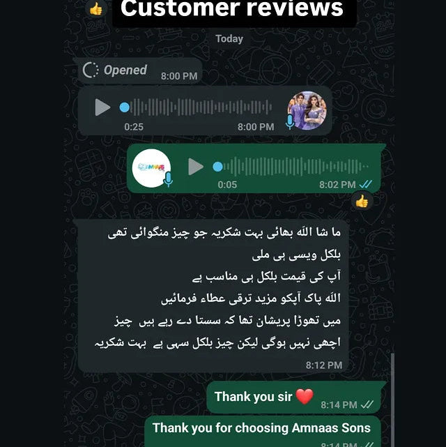 Customer review