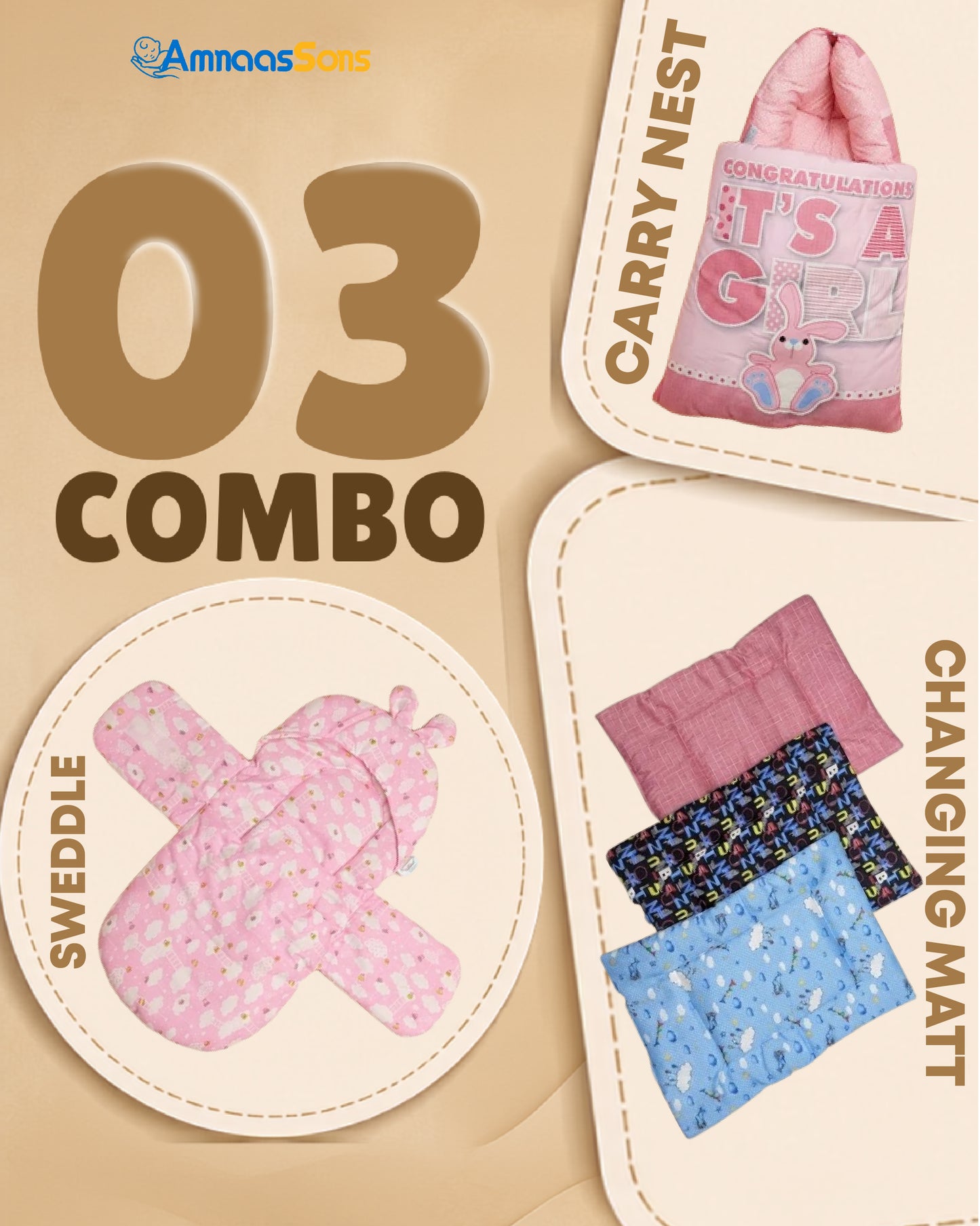 3 in 1 Baby Comfort Bundle