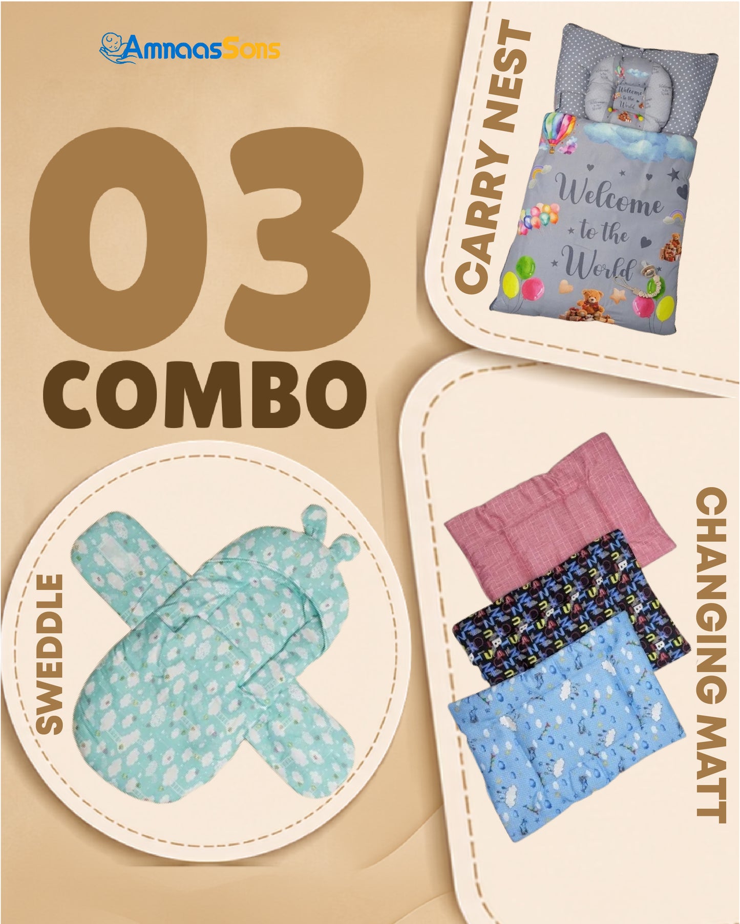 3 in 1 Baby Comfort Bundle