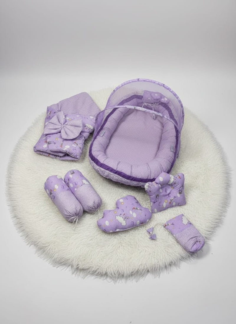 Sweet Bow Newborn Nest Set – 8 Pcs