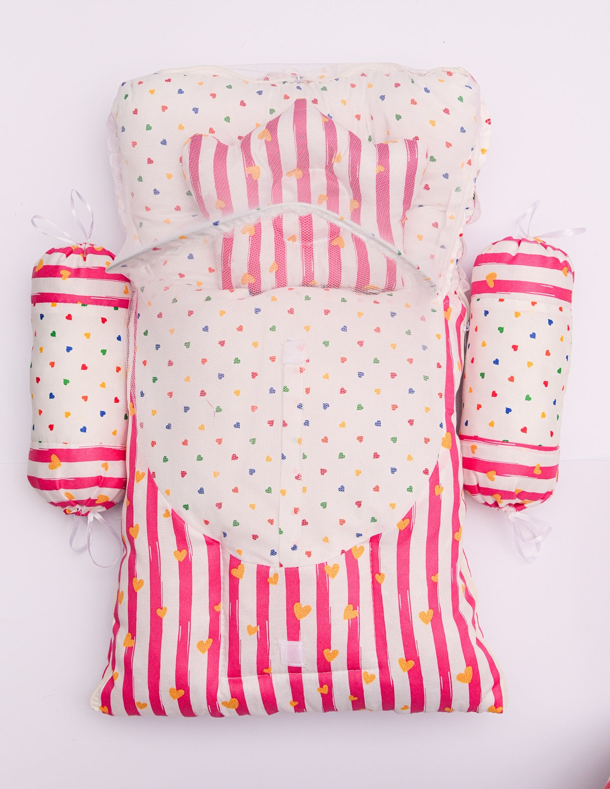 Cozy Baby Nest with Pillow & Bolsters