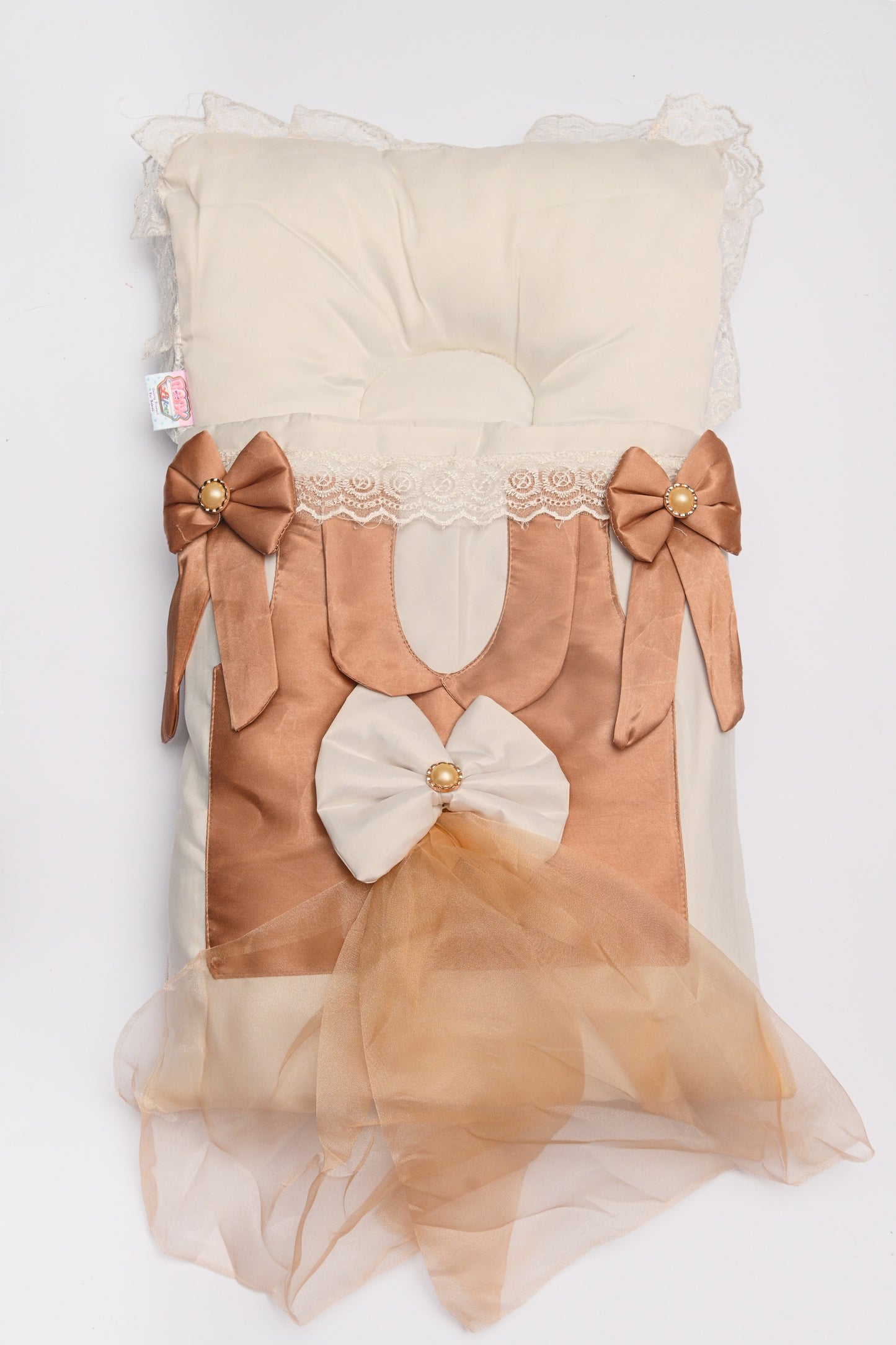 Soft Baby Carry Nest with Bow Design