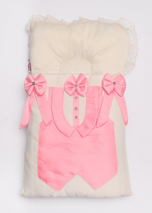 Elegant Baby Carry Nest with Bow Detailing