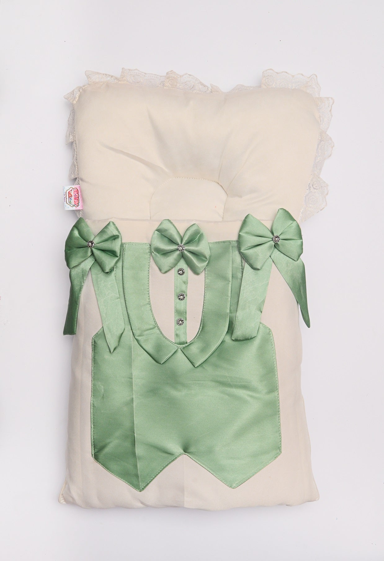 Elegant Baby Carry Nest with Bow Detailing