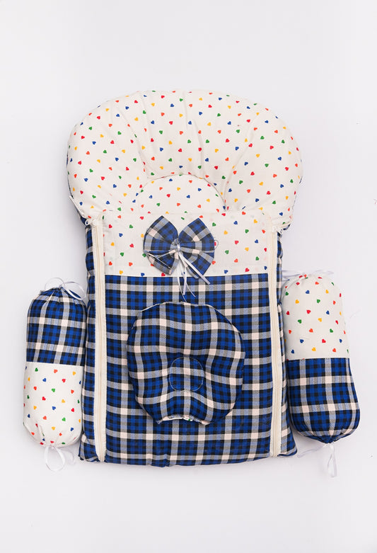 Baby Carry Nest with Head Pillow & Side Rollers